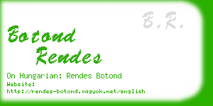 botond rendes business card